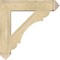 Ekena Millwork Olympic Arts & Crafts Rough Sawn Bracket, Douglas Fir, 6"W x 34"D x 34"H BKT06X34X34OLY03RDF - alternate 3
